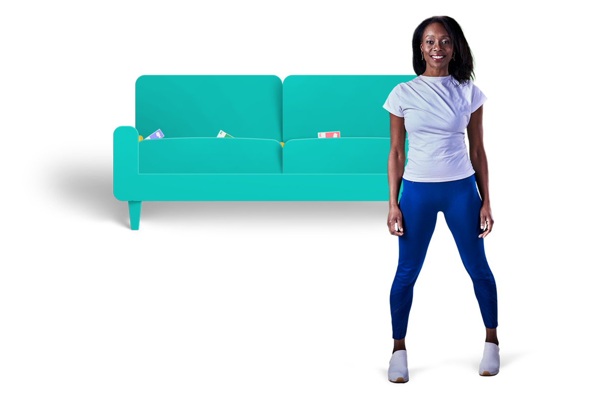 Illustration of couple with documents