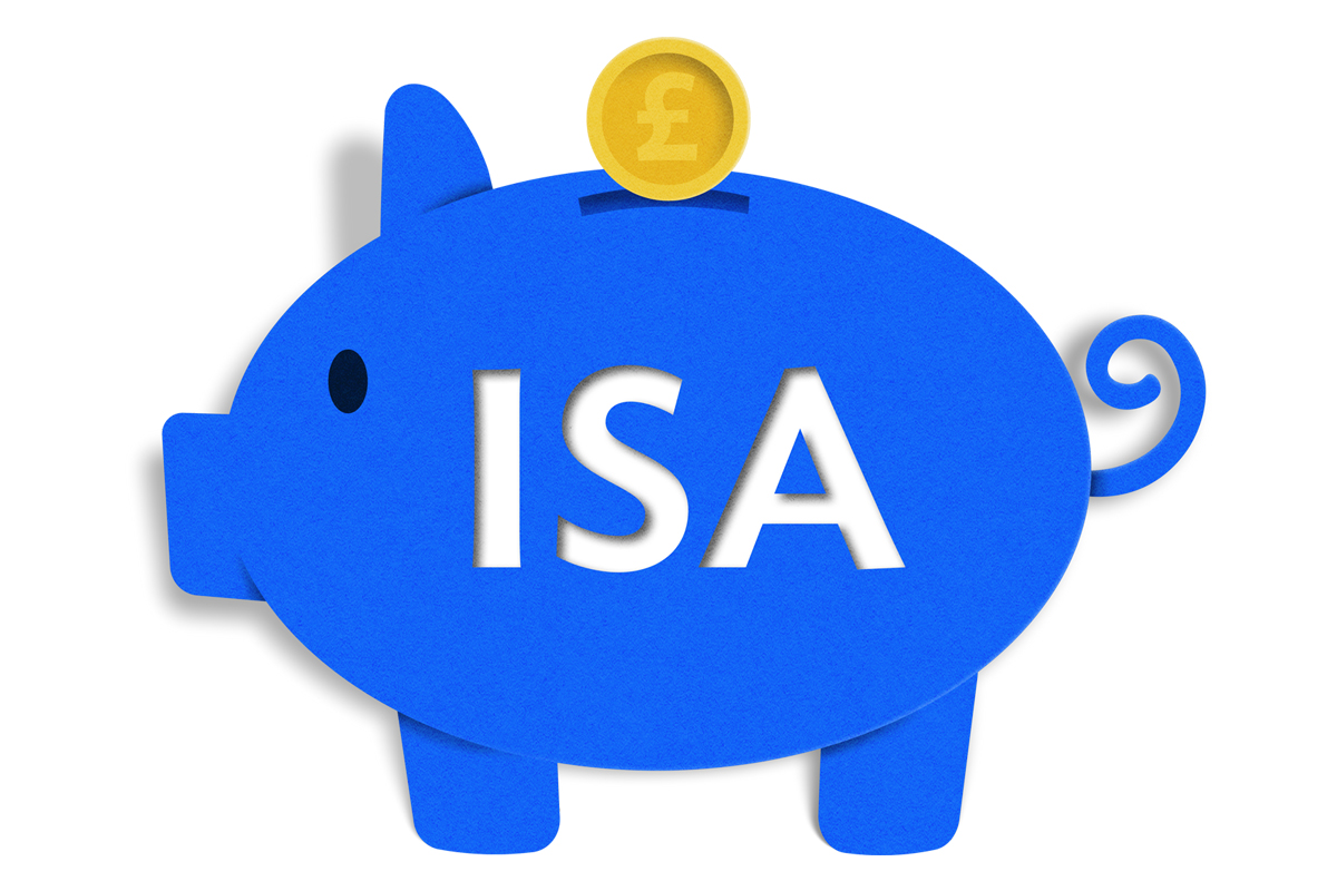 Illustration of a piggy bank