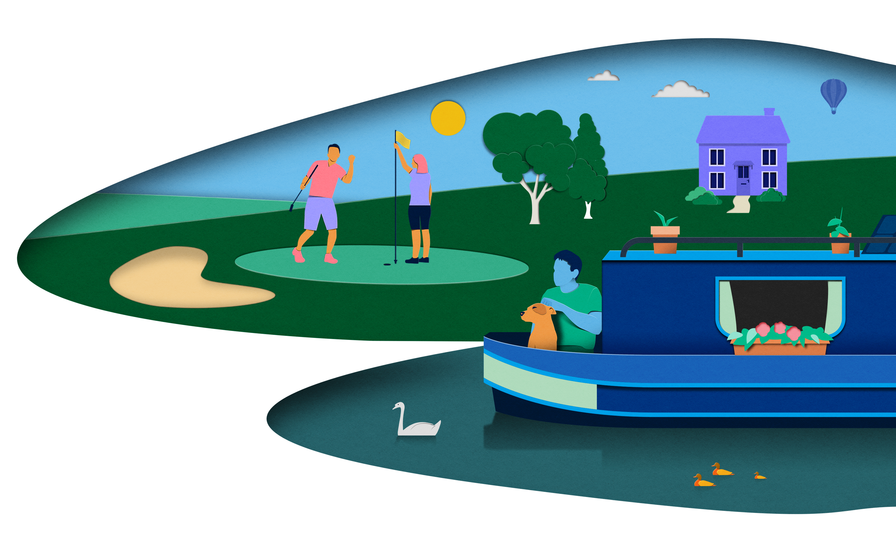 Sunny days banner image